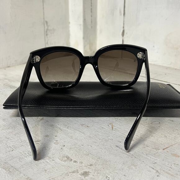 Celine 41805/S Black Frame Gradient Brown Lens Square Sunglasses - Picture 6 of 7